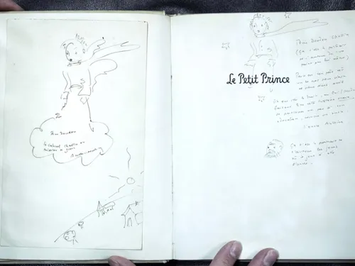 Le manuscrit original du « Petit Prince » exposé à Paris